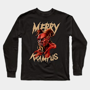 Merry Krampus Long Sleeve T-Shirt